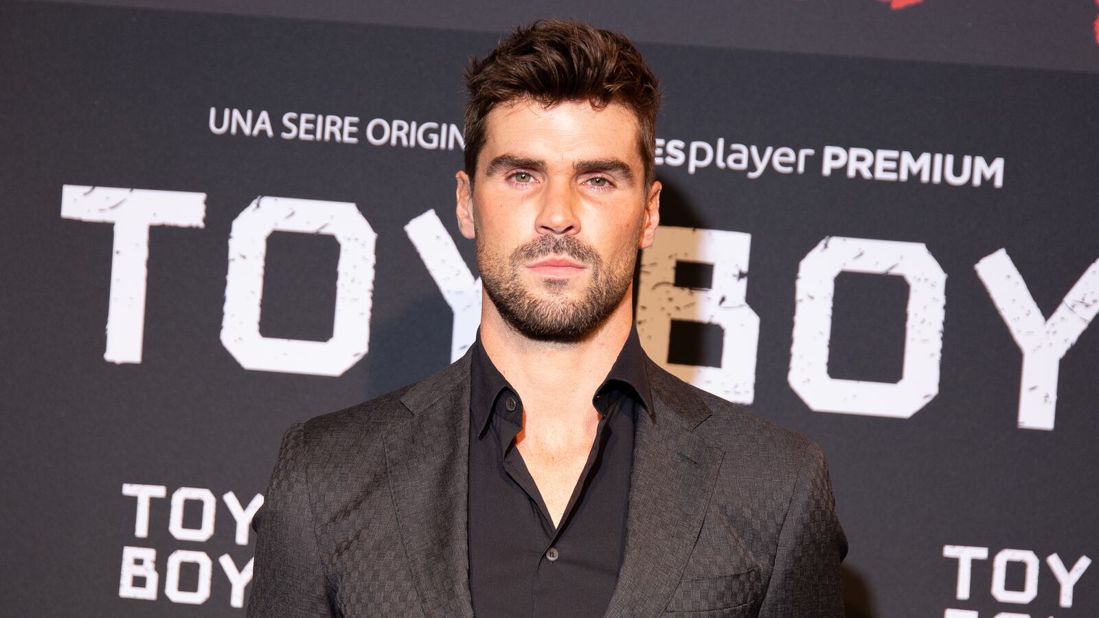 Jose de la Torre attends "Toy Boy" premiere by Atresmedia during Iberseries Festival 2021 at capitol Cinema on September 29, 2021 in Madrid, Spain.