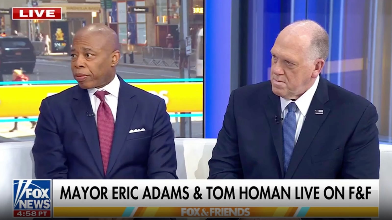 Eric Adams Fox and Friends