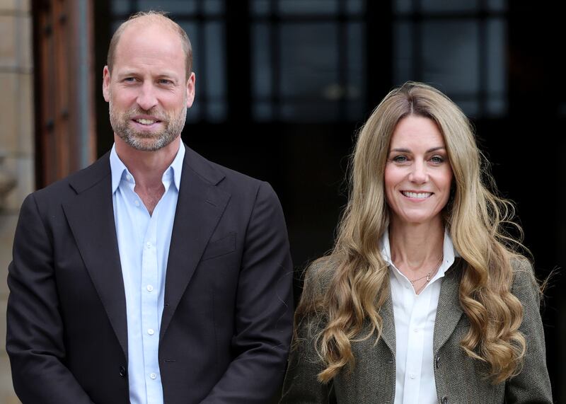 The Princess of Wales debuts a new lighter shade during a visit to the Natural History Museum's newly renovated gardens