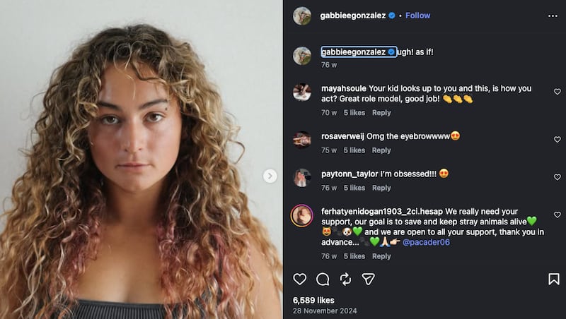 Gabriela Gonzalez/Instagram