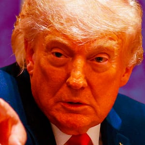 Donald Trump photo illustration, illo