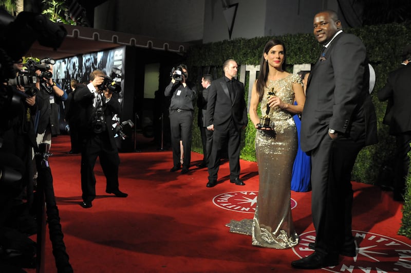 Sandra Bullock won the Best Actress Oscar in 2010 for her role opposite Quinton Aaron in “The Blind Side.”