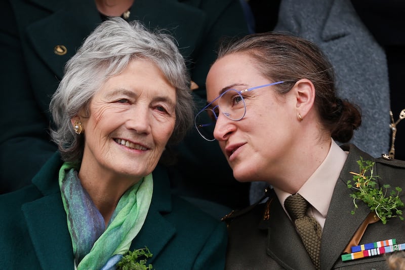 President of Ireland Catherine Connolly attends the St. Patrick's Day parade in Dublin, Ireland, March 17, 2026. REUTERS/Cathal McNaughton