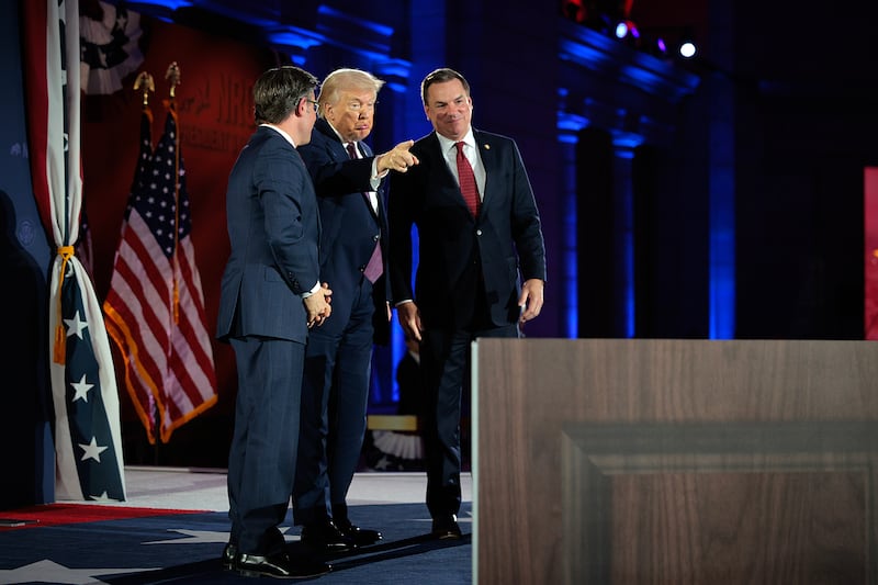 Trump, Johnson and Richard Hudson