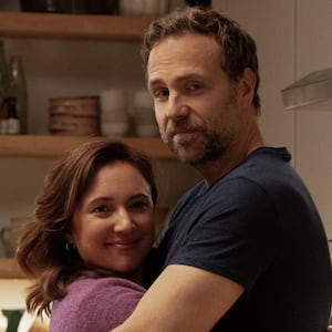 Esther Smith and Rafe Spall in 'Trying'