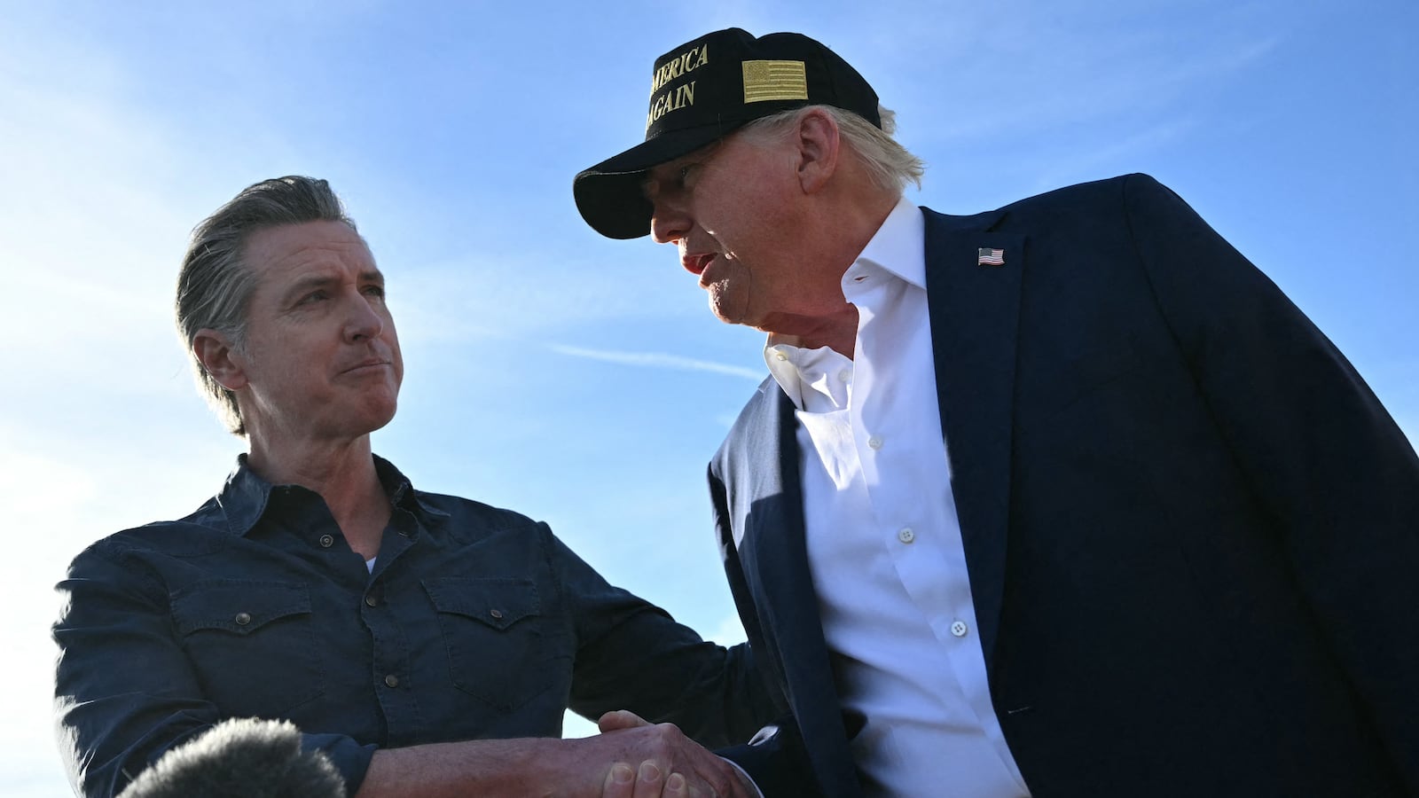 trump newsom