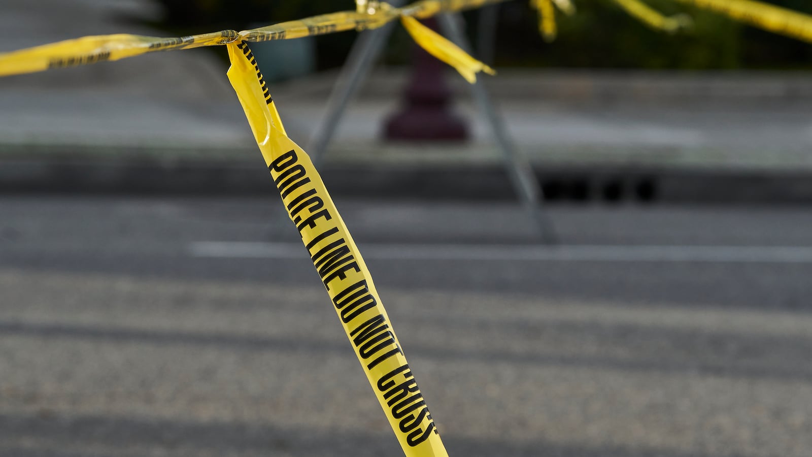 Police tape.
