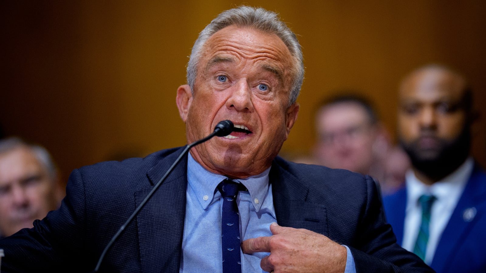 Health and Human Services Secretary Robert Kennedy Jr. testifies before the Senate Finance Committee at the Dirksen Senate Office Building on September 04, 2025 in Washington, DC.
