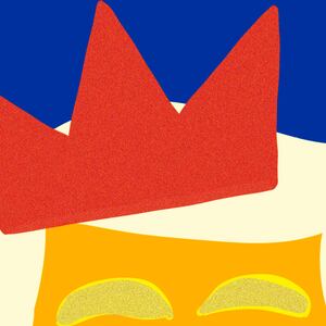 Donald Trump, crown, illustration