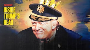 Donald Trump can't decide if he's a military genius or a king.