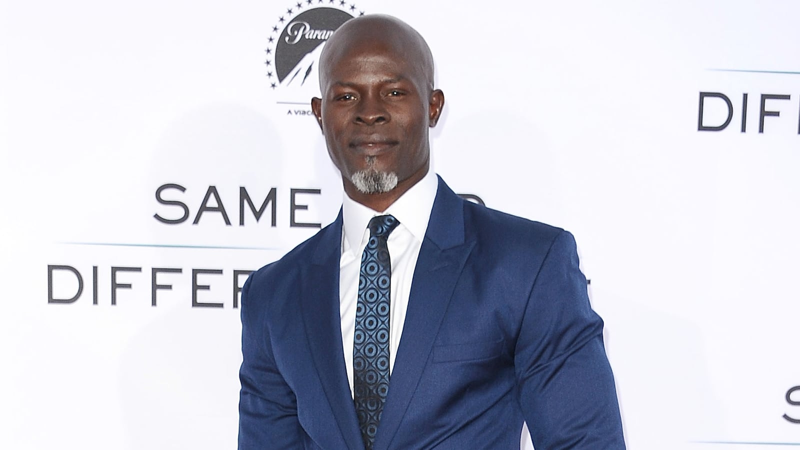 Actor Djimon Hounsou attends the premiere of "Same Kind of Different as Me" at Westwood Village Theatre on October 12, 2017 in Westwood, California.