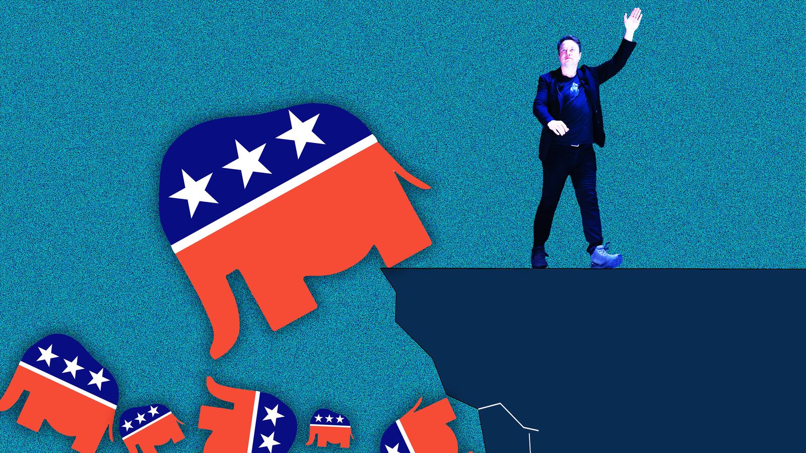 Elon Musk, Republican elephants