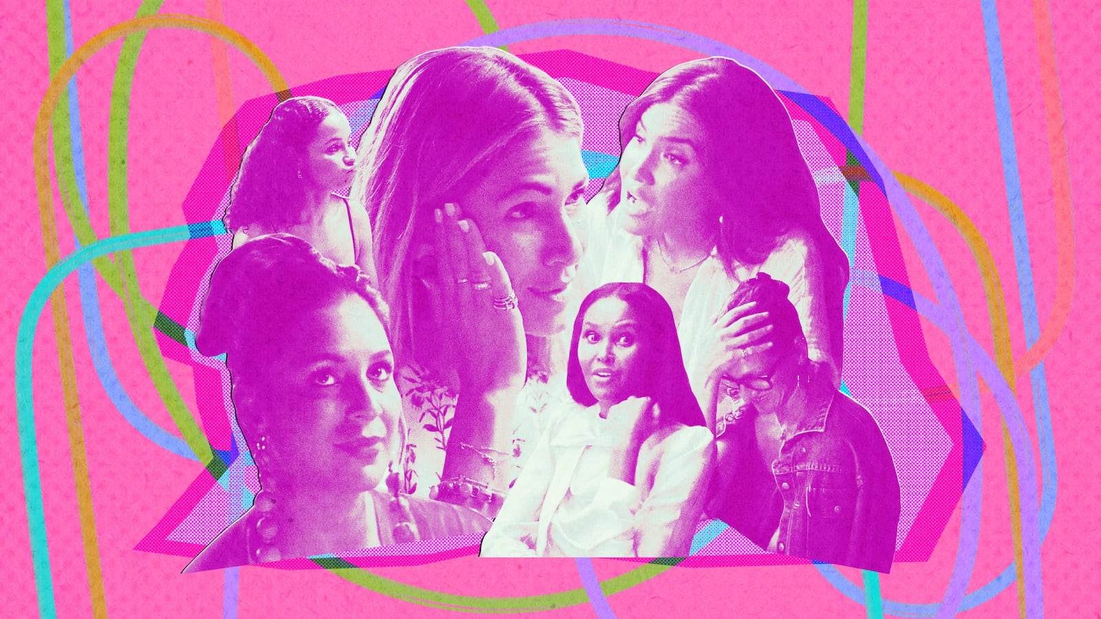 A photo illustration of RHONY episode 9.