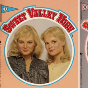 book jacket from 'Sweet Valley High'