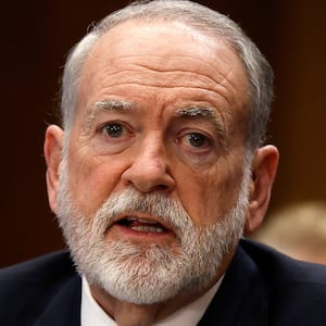 WASHINGTON, DC - MARCH 25: Former Arkansas Gov. Mike Huckabee, U.S. President Donald Trump's nominee to be ambassador to Israel, testifies during his Senate Foreign Relations Committee confirmation hearing at the Dirksen Senate Office Building on March 25, 2025 in Washington, DC. Huckabee, the former governor and presidential candidate, answered questions on Israel and its campaign against Hamas. (Photo by Kevin Dietsch/Getty Images)