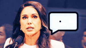 Animated GIF of Tulsi Gabbard.