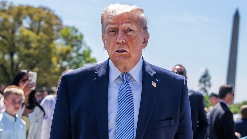 Rep. Jamie Raskin listed President Donald Trump's rambling at the East Egg Roll on April 6 as well as his threatening posts about Iran in a letter demanding the president, 79, take a cognitive test and release the results.