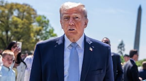 Rep. Jamie Raskin listed President Donald Trump's rambling at the East Egg Roll on April 6 as well as his threatening posts about Iran in a letter demanding the president, 79, take a cognitive test and release the results.