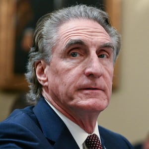US Interior Secretary Doug Burgum testifies during a House Committee on Natural Resources hearing to examine the 2027 budget for the Department of the Interior on Capitol Hill in Washington, DC, on May 13, 2026. (Photo by Jim WATSON / AFP via Getty Images)