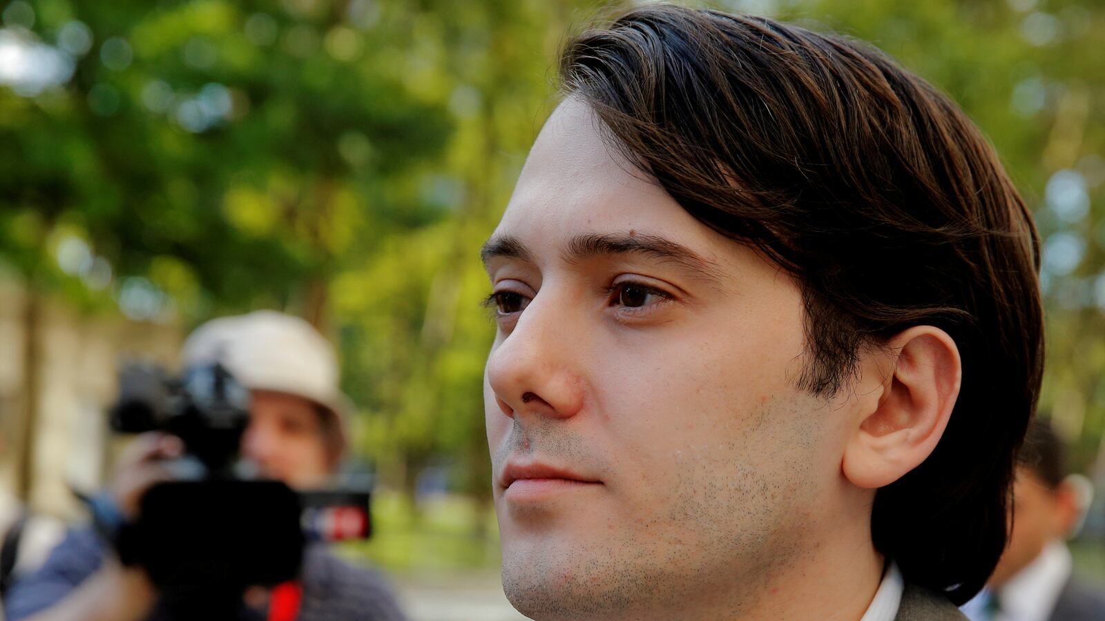 Martin Shkreli, former chief executive officer of Turing Pharmaceuticals and KaloBios Pharmaceuticals Inc, departs after a hearing at U.S. Federal Court in Brooklyn, New York, U.S., June 26, 2017.
