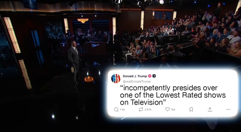 Jimmy Kimmel Live!, fake pro-Trump ad for the show