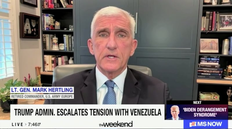 Mark Hertling on MS NOW’s The Weekend