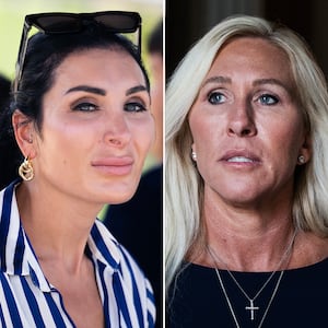 Laura Loomer and Majorie Taylor Greene