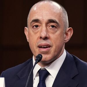 Emil Bove, President Donald Trump's nominee to be U.S. Circuit Judge for the Third Circuit, testifies during his Senate Judiciary Committee nomination hearing on June 25, 2025 in Washington, DC.