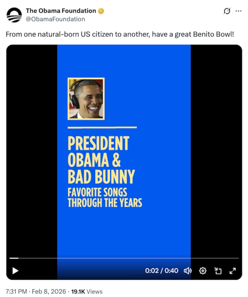 Obamas Shade MAGA In Super Bowl Post