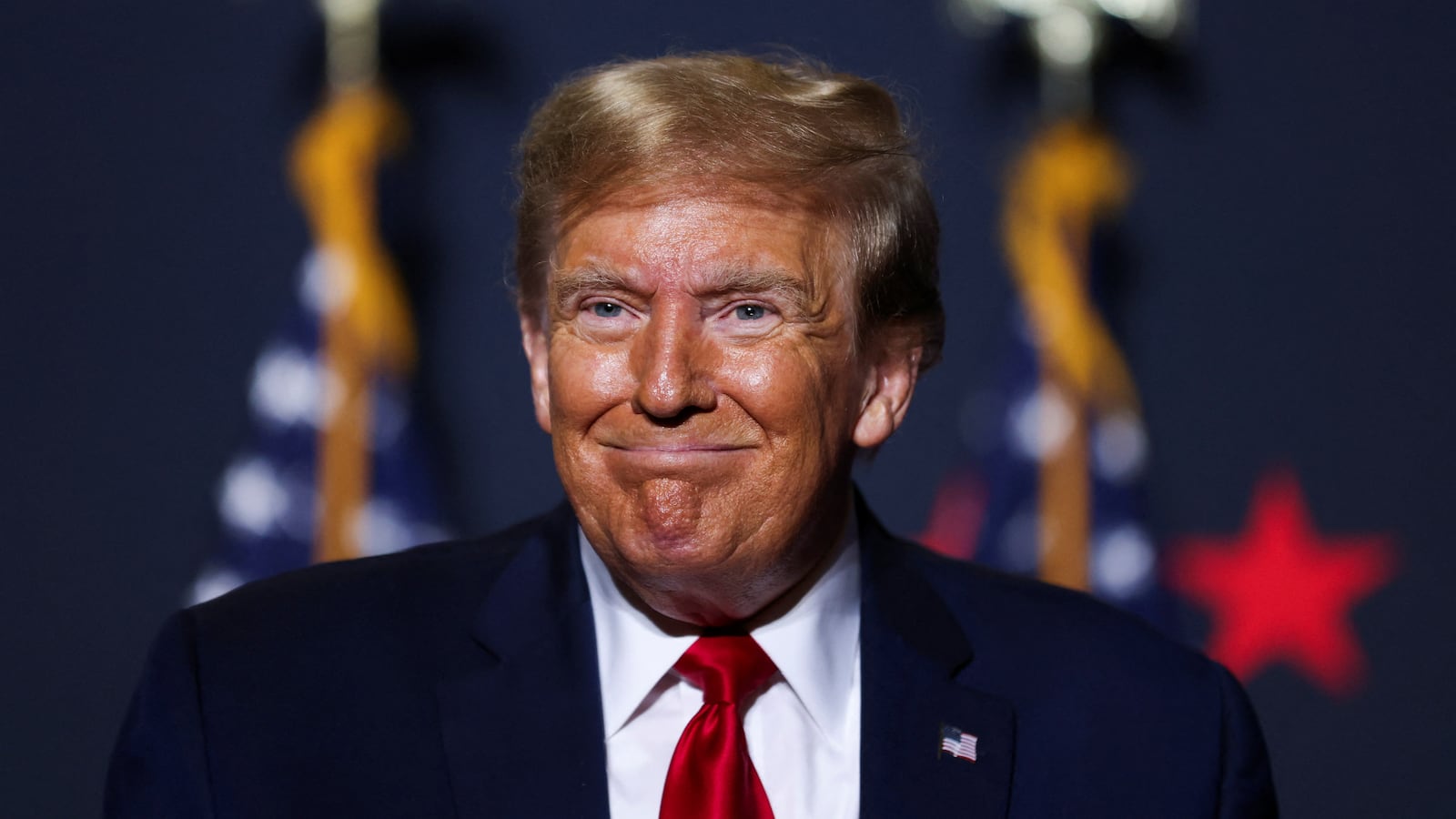 Republican presidential candidate and former U.S. President Donald Trump