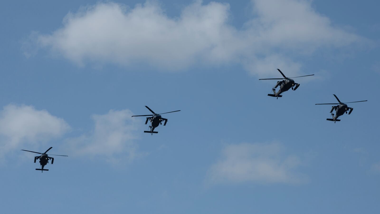 Blackhawk helicopters in Washington D.C.
