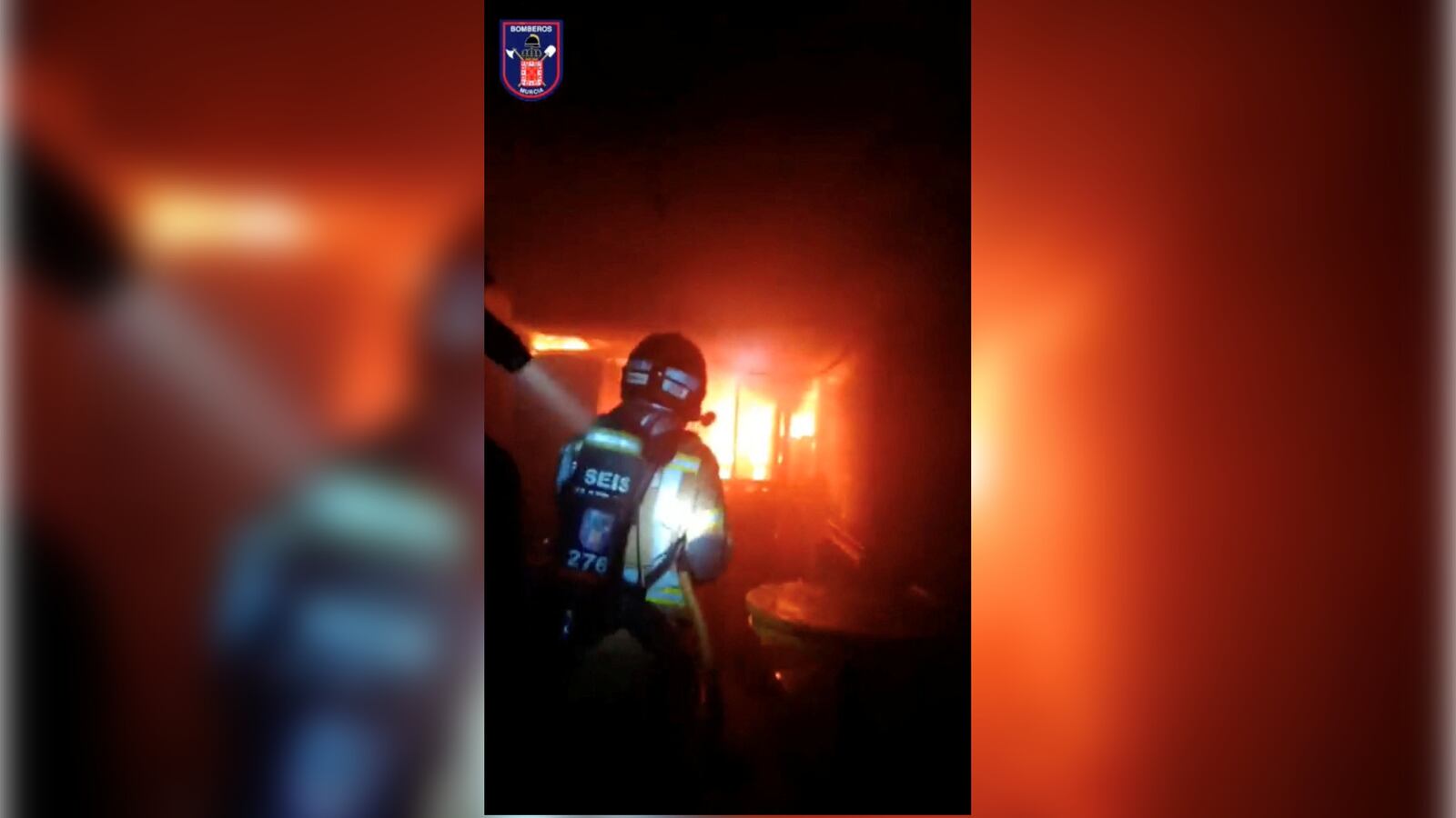 Firefighter at nightclub blaze