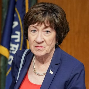 U.S. Senator Susan Collins (R-ME) attends a Senate Appropriations Committee hearing on U.S. President Donald Trump's supplemental funding request for the Department of Defense, in Washington, D.C., U.S., July 21, 2026. REUTERS/Eric Lee