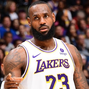 LeBron James and Caitlin Clark