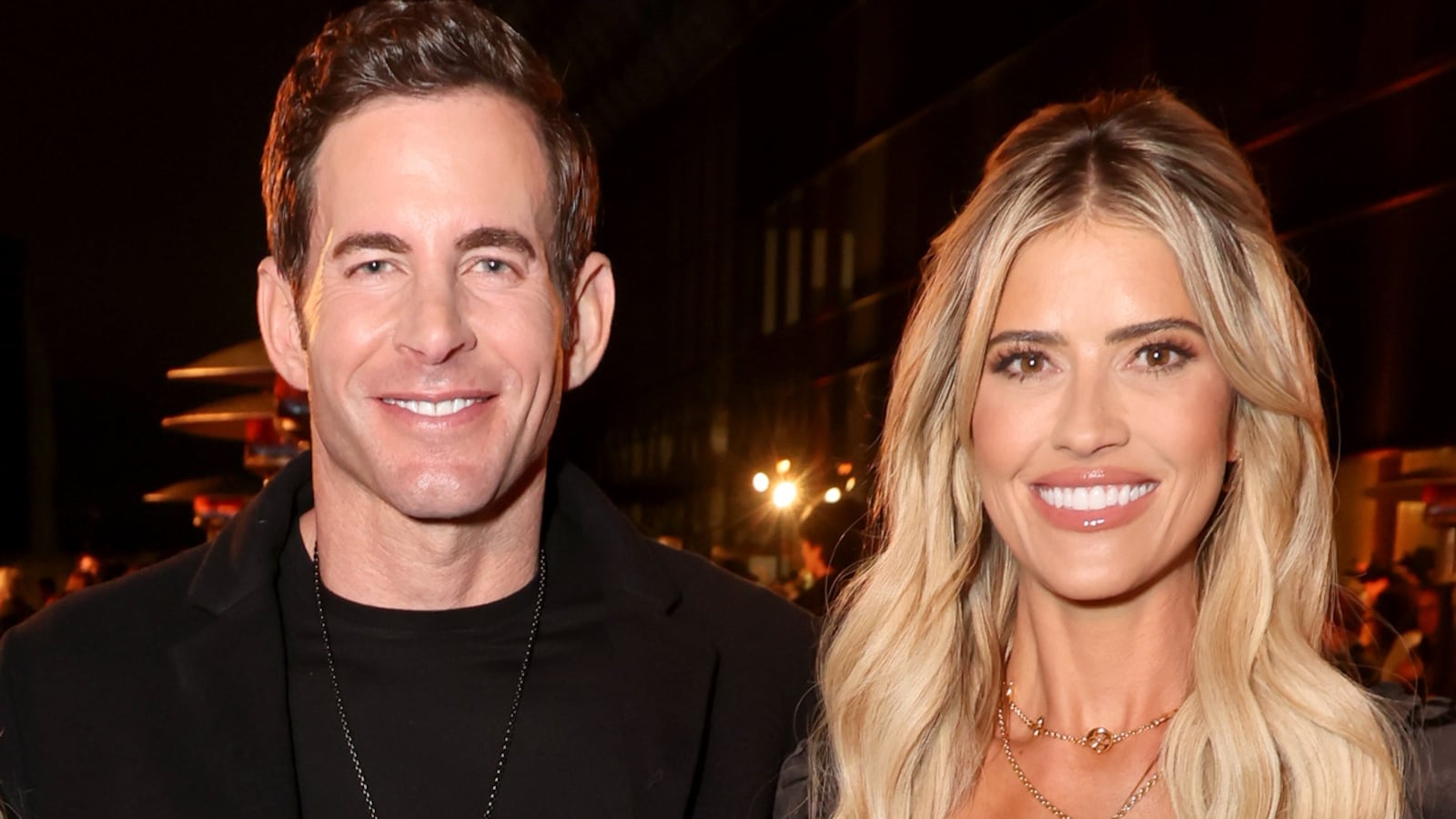 Heather Rae El Moussa (left), Tarek El Moussa (center), and Christina Haack (right)