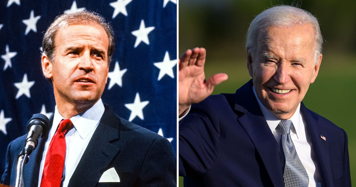 MAGA Launches Bonkers Hunt to ‘Prove’ Biden Is a Robot Clone