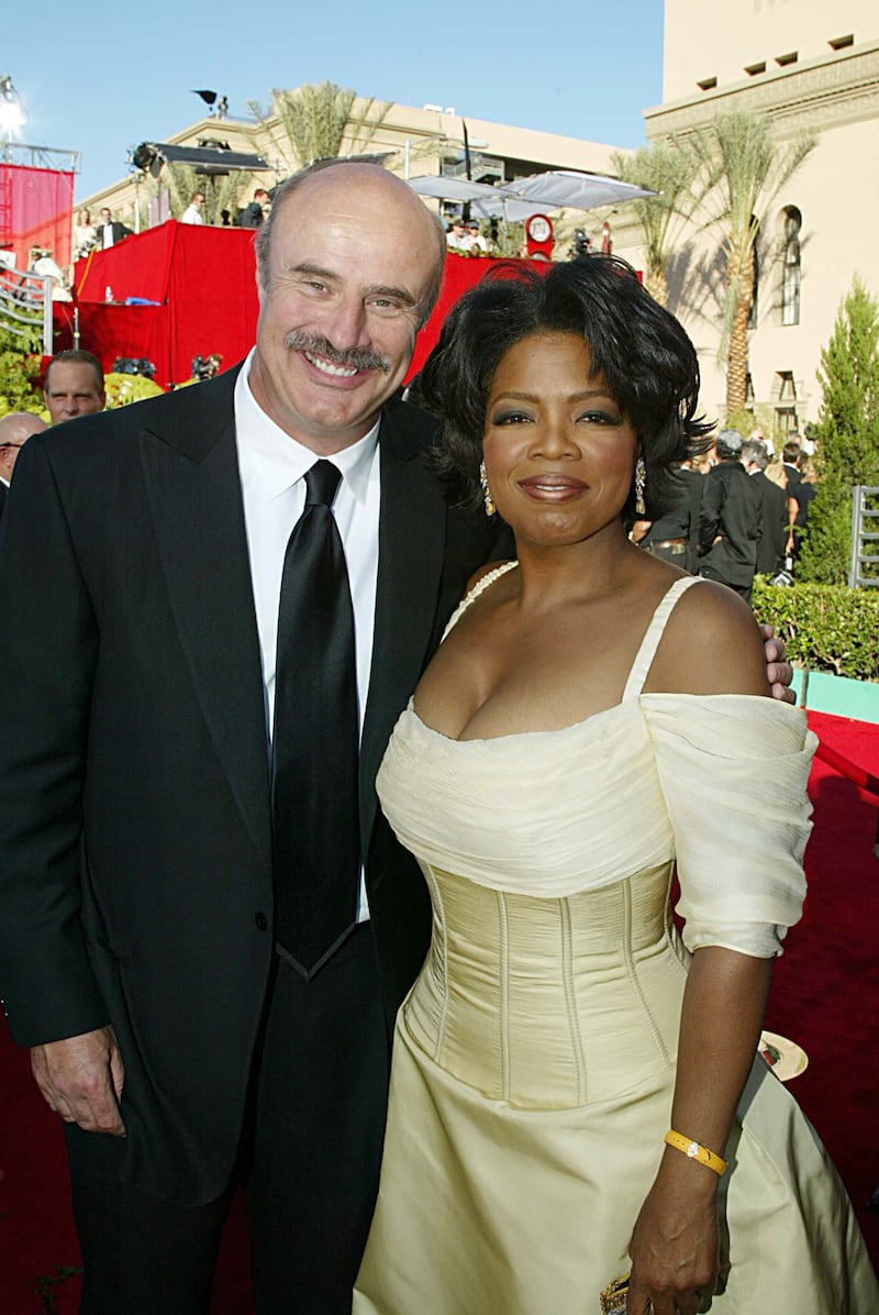 Dr. Phil McGraw and Oprah Winfrey in 2002.