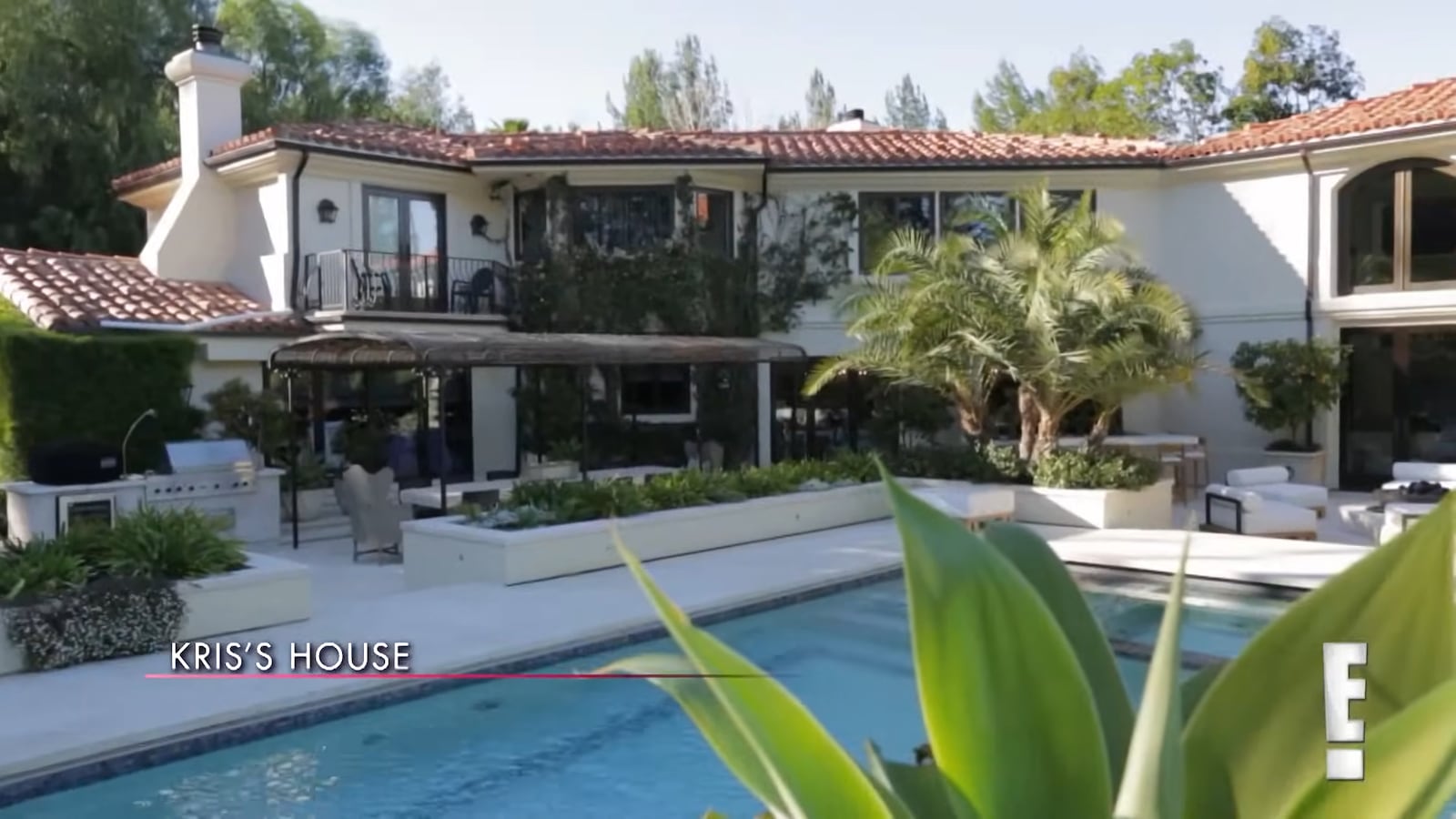 Kris Jenner's house on Keeping Up With The Kardashians.