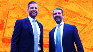 Donald Trump, Eric Trump photo illustration