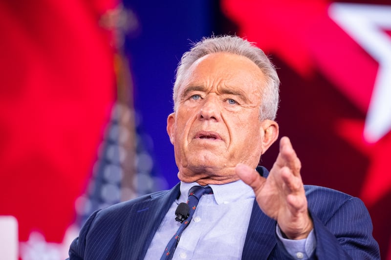 U.S. Secretary of Health and Human Services Robert F. Kennedy Jr. speaks during the Conservative Political Action Conference (CPAC) in Grapevine northwest of Dallas, Texas.