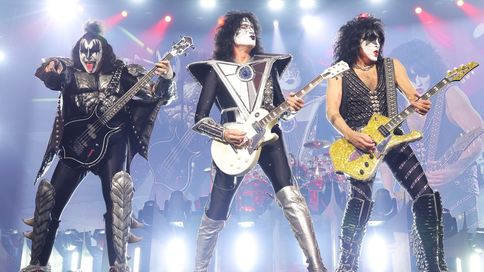 KISS perform during KISS: End of the Road World Tour at Madison Square Garden on December 01, 2023.