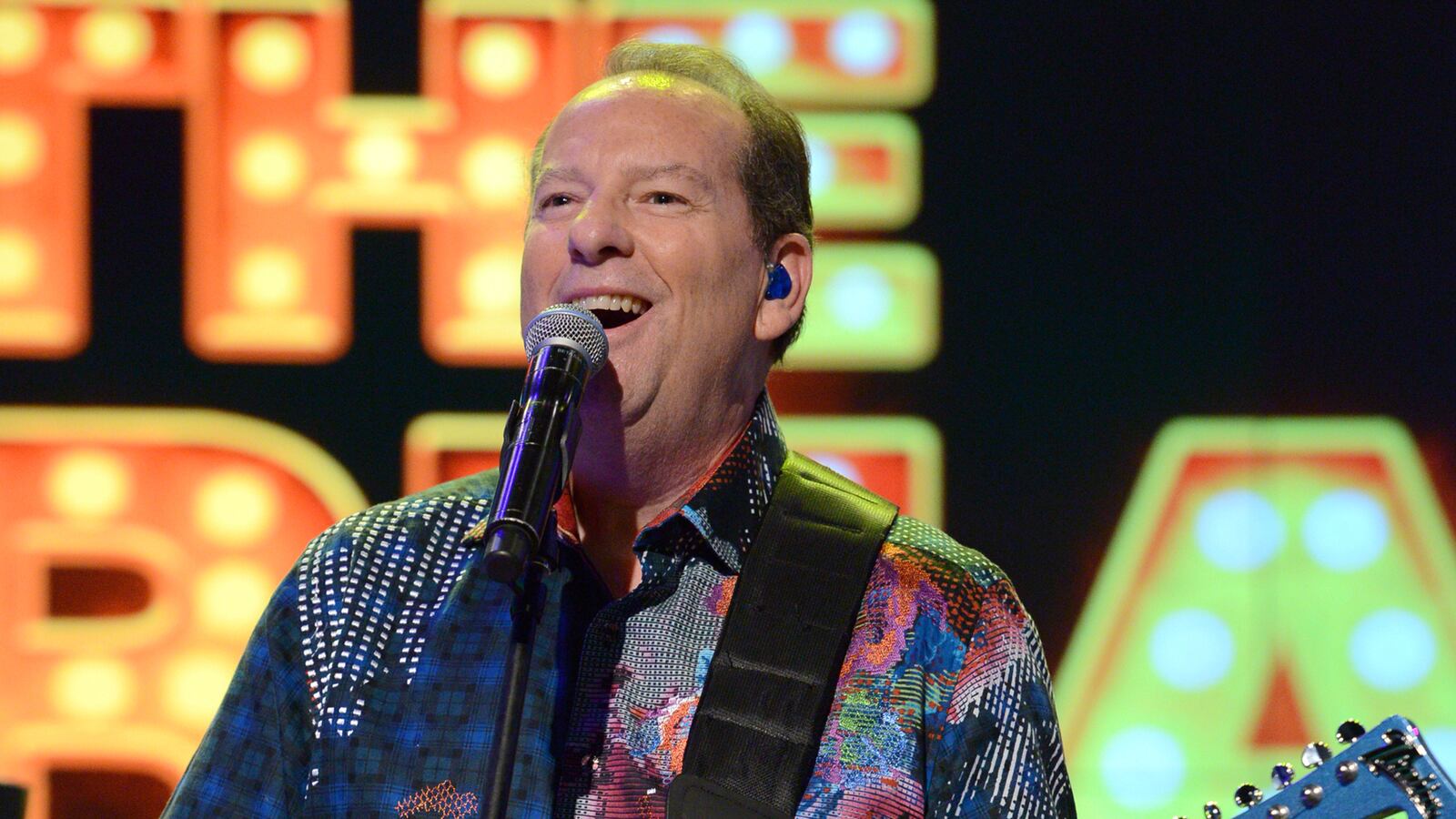 Jeffrey Foskett of The Beach Boys performing.
