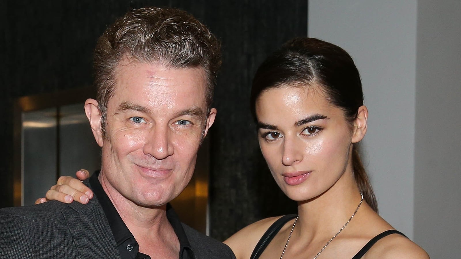 James Marsters (L) and wife attend the premiere