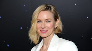 Naomi Watts poses backstage at the Zadig & Voltaire fashion show during New York Fashion Week at Cedar Lake Studios on February 12, 2018, in New York City.