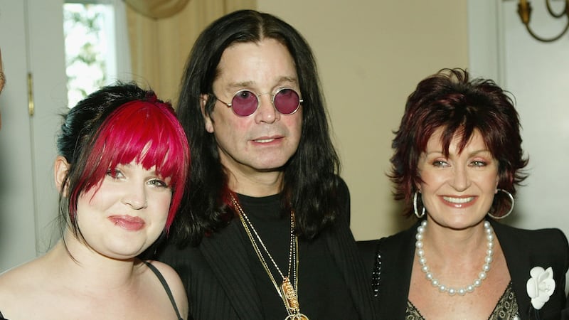 Kelly Osbourne, Ozzy Osbourne, and Sharon Osbourne.
