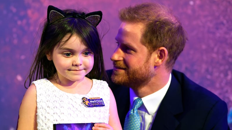 Prince Harry at the WellChild Awards in 2019.