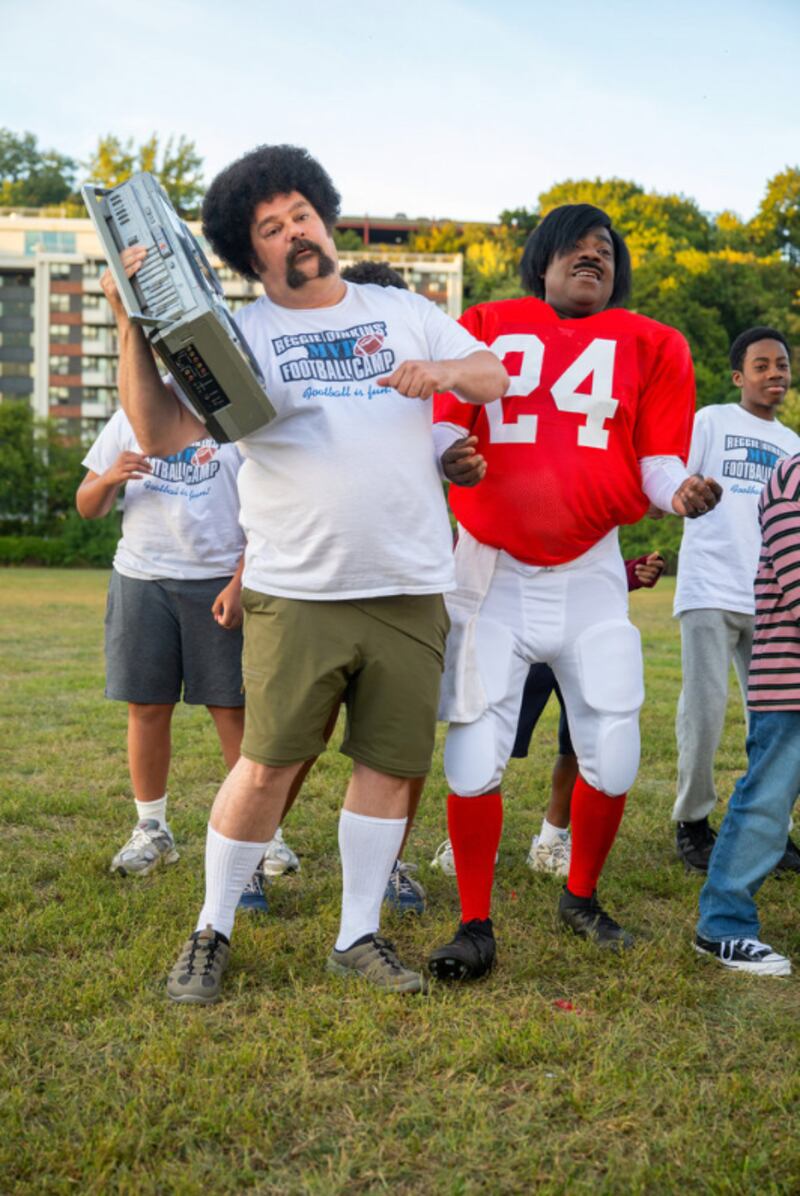 Bobby Moynihan and Tracy Morgan on "The Fall and Rise of Reggie Dinkins"