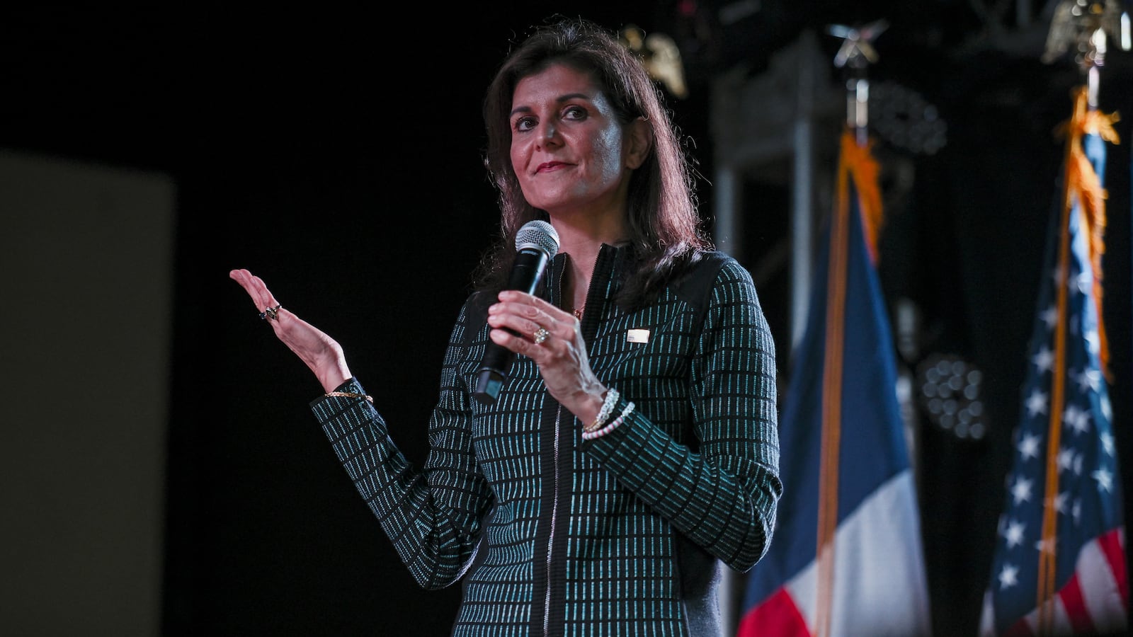 Nikki Haley hosts a campaign event in Houston, Texas, on March 4, 2024.