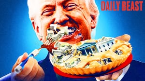 Donald Trump getting a piece of everyone's pie.