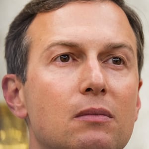 Jared Kushner looks on during a swearing-in ceremony of Special Envoy Steve Witkoff